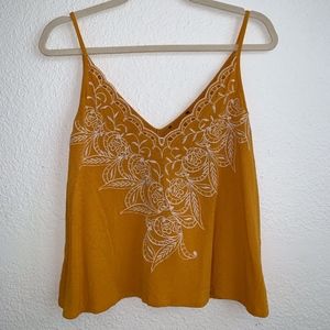 Forever 21 Yellow Tank Top